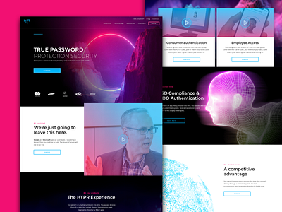 Web Direction 80s ai cyberpunk gradient layout neon pink retro security sketch ui web web design website