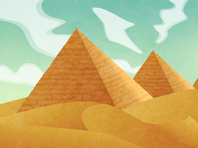 desert illustration practice