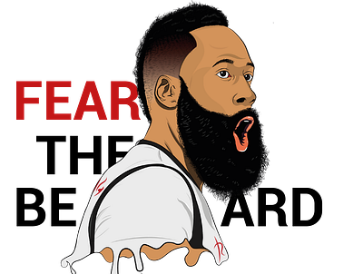 James Harden Vector Art animation basketball basketball player branding design flat illustration illustrator vector