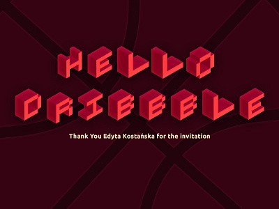 Hello Dribble alvonse debut dribbble invitation