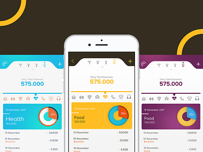 Expenses Tracker - Dashboard Theme android app budget cost expenses ios money plan tracker transaction ui ux