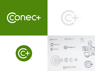 ConecPlus - Logo/App Icon app icon delivery ecommerce furniture homeware logo market