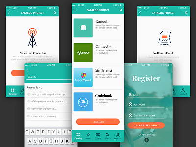 App Portfolio Showcase part 2 android app ios mobile portfolio showcase ui ux