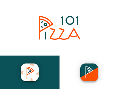 101pizza - Logo/App Icon app icon icon design ios launcher icon logo pizza recipe