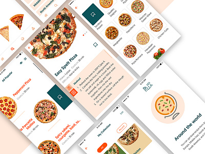 101pizza - App (2) android app cooking food ios mobile pizza recipe ui ux