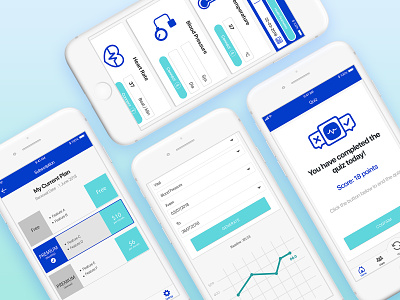 Maizal - Health App (v.2) android calorie dashboard health care ios medical app mobile app statistics summary ui ux design