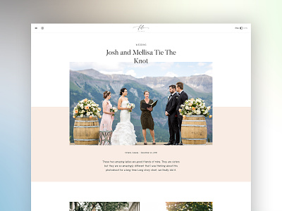 Filo Photography - WEB Detail Page (New Design) elegant minimalist prewedding uidesign uiuxdesign web design website wedding