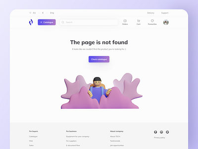 Daily UI #008. 404 page