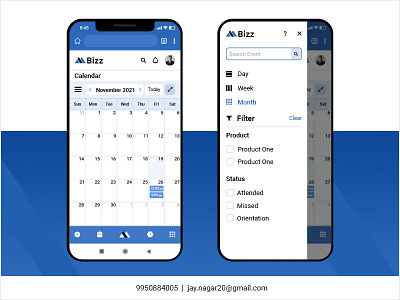 Calendar Mobile View