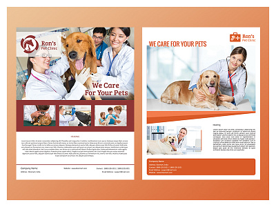 veterinarian Flyer designs flyers graphics veterinarian flyer