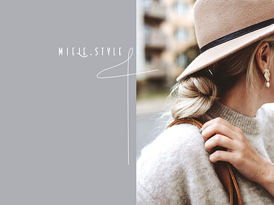 MIELE.STYLE branding for a personal stylist brand identity branding design graphic design logo visual identity