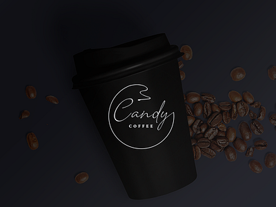 Candy Coffee brand identity branding design graphic design logo visual identity