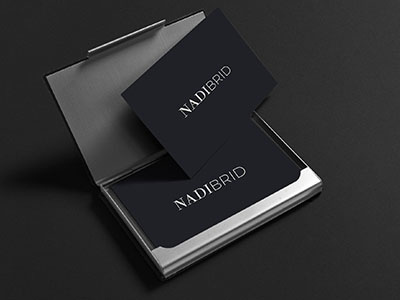 NADI BRID personal identity brand identity branding graphic design logo naming visual identity