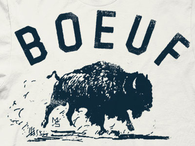 Boeuf 2011 type typography
