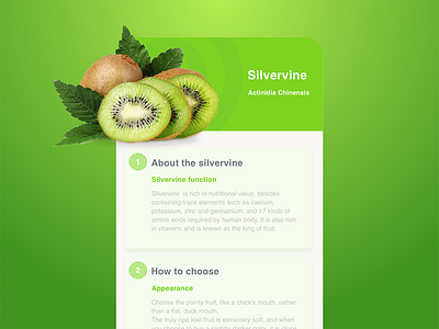 slivervine food