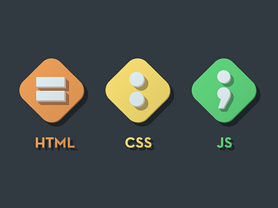 my good friends bright css flat html icon icons js shadows