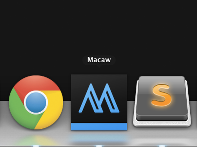 Macaw Icon black blue icon m macaw osx