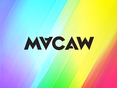 Macaw Logo logo macaw rainbow