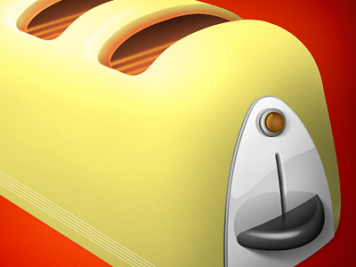 Yellow Toaster heat icon toaster yellow