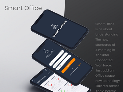 SMART OFFICE app app design smart smart office ui ux