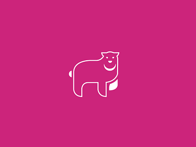 Bear animal icon illustration minimal