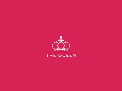 The Queen branding hats icon illustration kingdom logo queen
