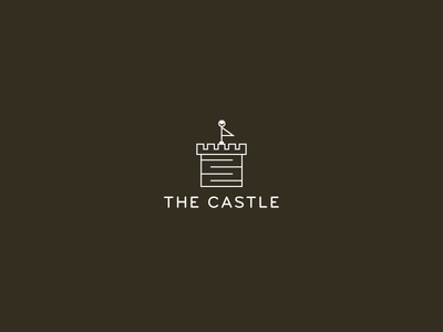 The Castle branding castle hats icon illustration logo
