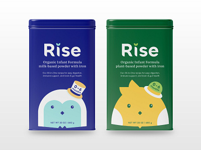 Rise infant formula can drink graphic design infant infant formula milk milk powder packaging packaging design plant based reusable