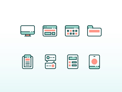 Office icon set