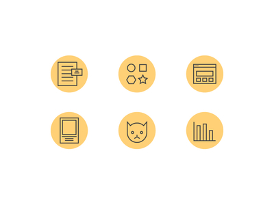 Services design flat graphic icon icons illustration outline service website