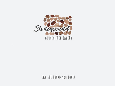 Stoneground Bakery and brand identity logo
