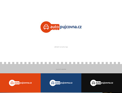 Branding SoutezAutopujcovna branding car rental contest logo logo design