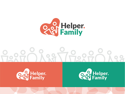 Branding HelperFamily branding logo logo design social network