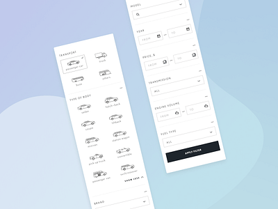Car search filter