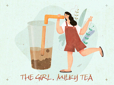 人物练习-milky tea