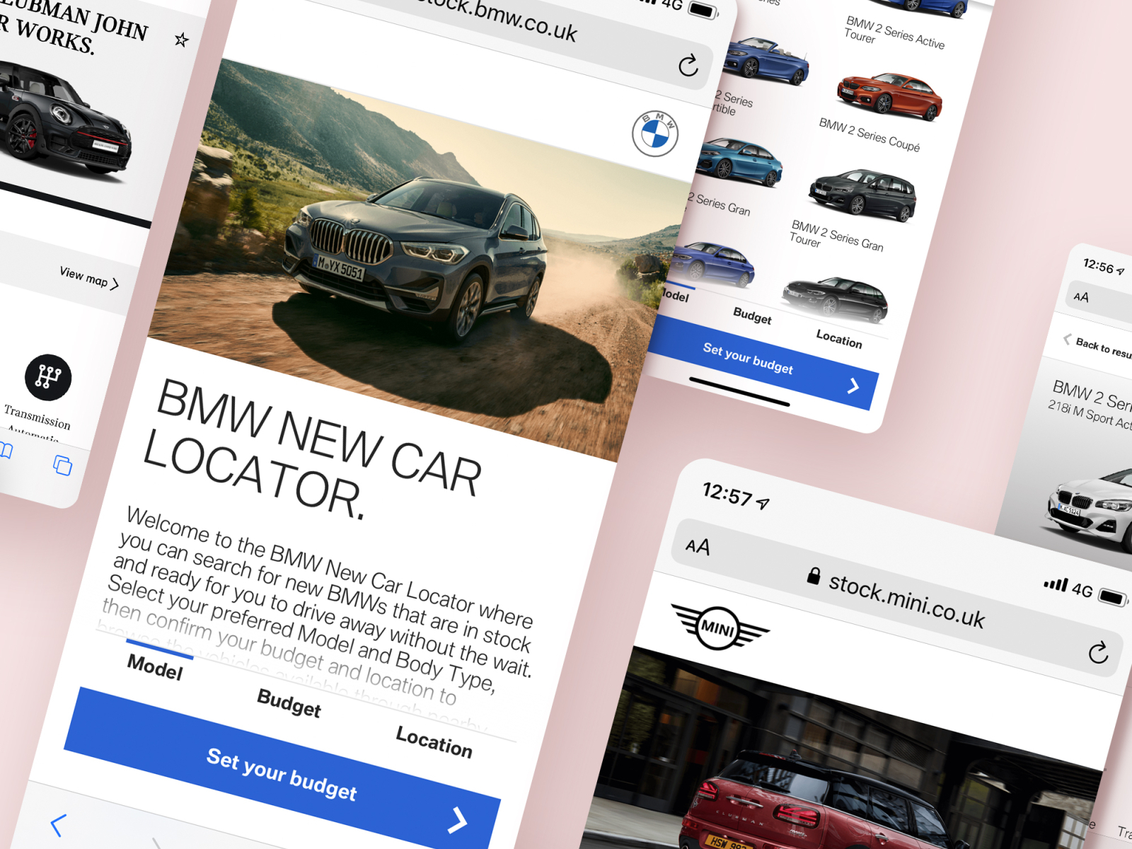 BMW New Car Locator tool by Alex Suermondt on Dribbble