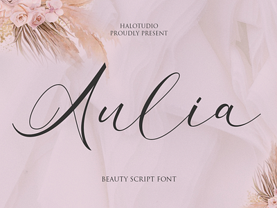 Aulia Beauty Script branding brush callygraphy design fonts handlettering handwriten illustration logo type typo typography