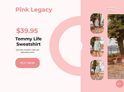 Pink Legacy design web webdesign
