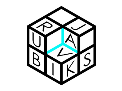 JaviRubiks Logo branding logo minimal design minimalism rubik