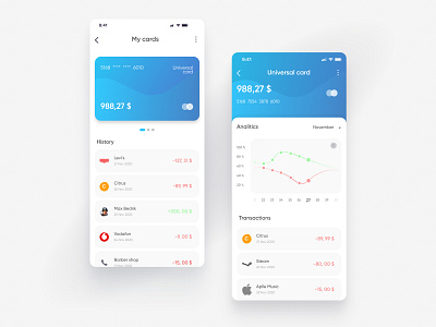 Bank app app design application design bank banking banking app bankingapp business clean design dribbbling opengeekslab ui ux