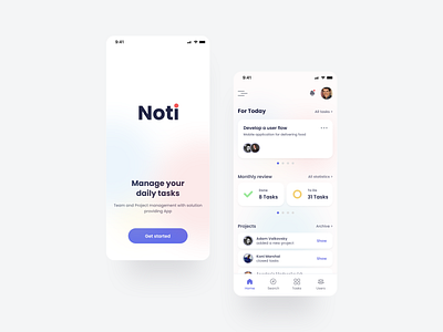 Noti - task management app