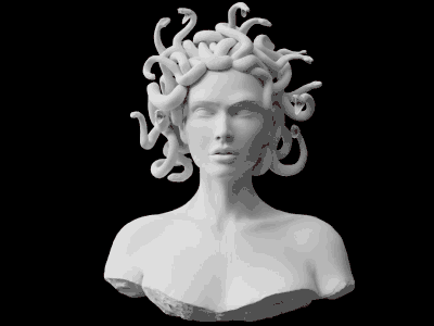 Medusa animationandmotiongraphics dribbbling motiongraphicsanimation opengeekslab ui