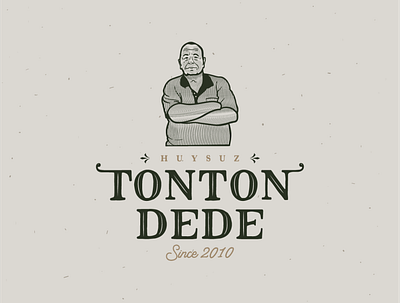 Huysuz Tonton Dede - Logo Design agency art artist brkckroglu building chef creative design digital drawing freelancer grandfather illustration new portrait portrait illustration turkey vintage vintage logo wacom