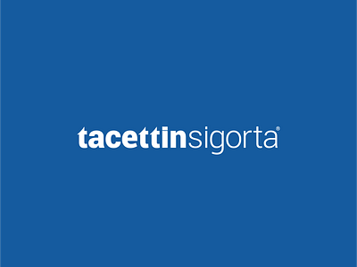 Tacettin Sigorta - Logo Design art design drawing insurance logo logotype typography