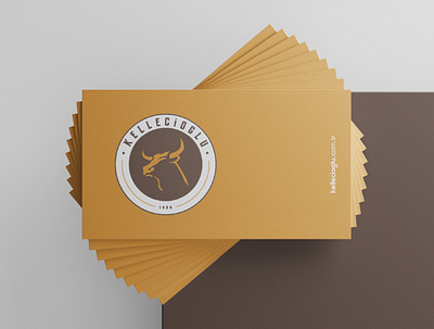 KELLECİOĞLU - Logo Design application art brkckroglu brown card creative design digital drawing graphic grey head illustrator logo meat new taurus