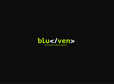 bluven - Logo Design application art blue brkckroglu creative design development digital drawing green logodesign new software