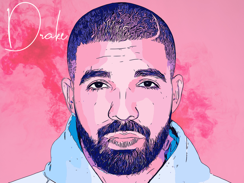 Drake Artwork by Wade Visuals on Dribbble