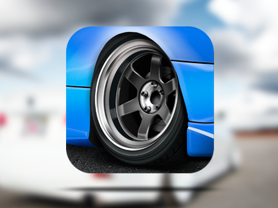 Stancity iOS app icon app car drift icon ios low retina rim stance stancity