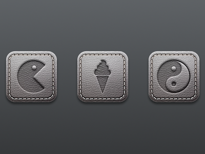 Icons icecream icons pacman yin yang