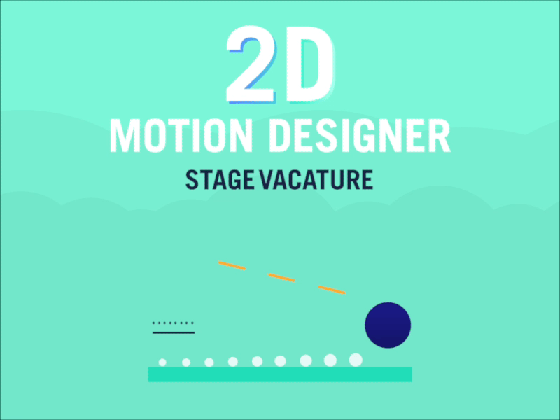 Internship 2D motion designer recruitment daily 2d motion graphic animation daily internship minimal design